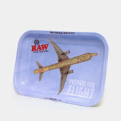 RAW - Prepare For Flight Medium Metal Rolling Tray