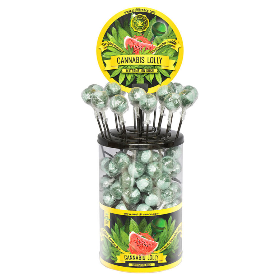 Cannabis Lollipops Watermelon Kush (100pcs/display)