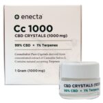 Enecta CC1000 1000mg CBD Crystals(1g) enecta cbd crystals cc1000 4 1