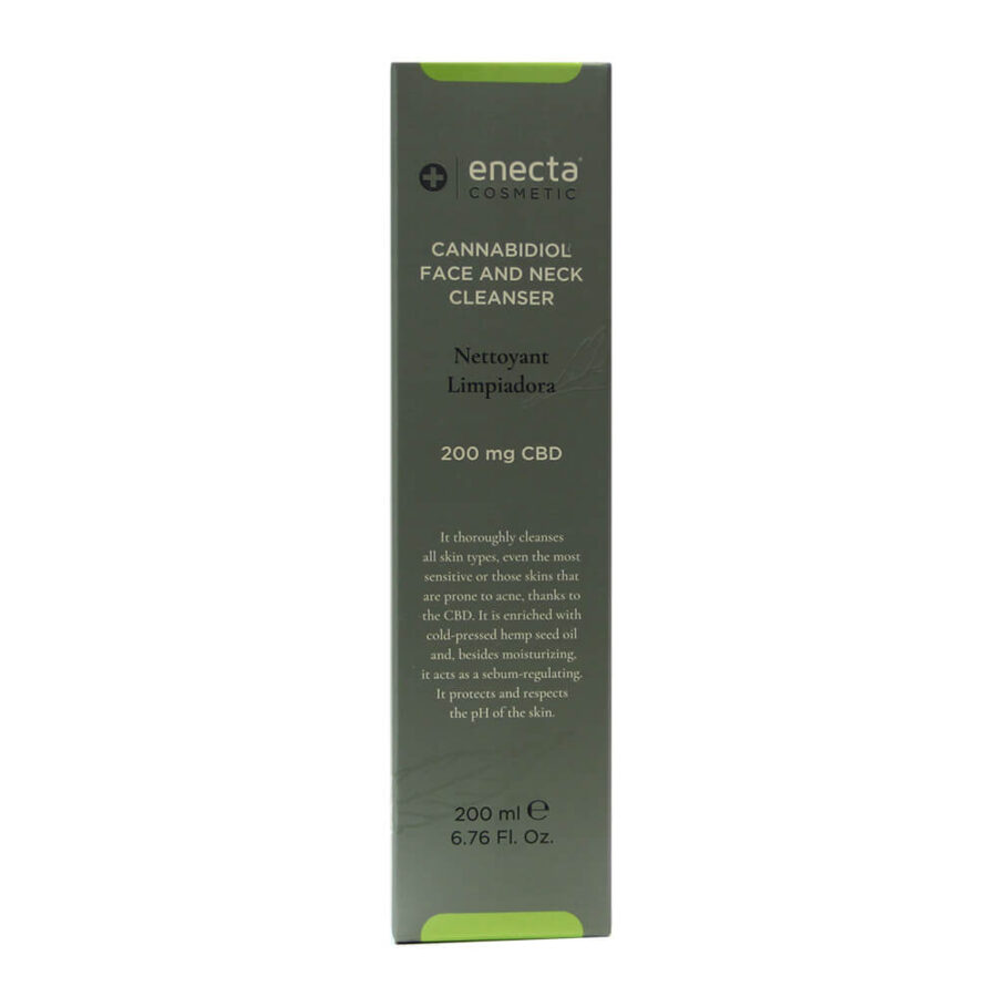 Enecta 200mg CBD Face and Neck Cleanser (200ml)