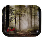 raw large forest tray