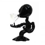 Black Alien Glass Bong 15cm