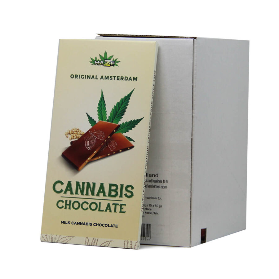 Cannabis Milk Hempseeds Chocolate (15pcs/display)