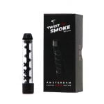 Twist 'n Smoke Twisted Glass Blunt Black Amsterdam Special Edition