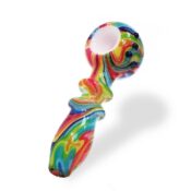 Abstract Fluid Colors Glass Pipe
