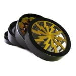 Storm big gold aluminium grinder 63mm (6pcs/display)