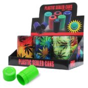 Plastic Sealed Cans Weed Elements (6pcs/display)