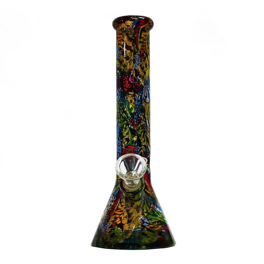 Pop Art Glass Bong 26cm
