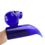 Skull finger glass dabber wholesale skull finger glass dabber