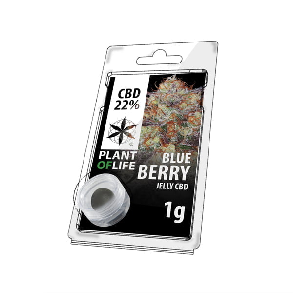 Plant of Life CBD Jelly 22% Blueberry (1g)
