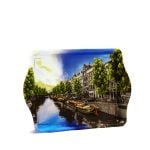 Amsterdam Canals Small Metal Rolling Tray