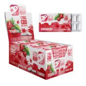 CBD Strawberry Hemp Chewing Gums (24pcs/display)