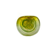 Green Bubble Glass Pipe