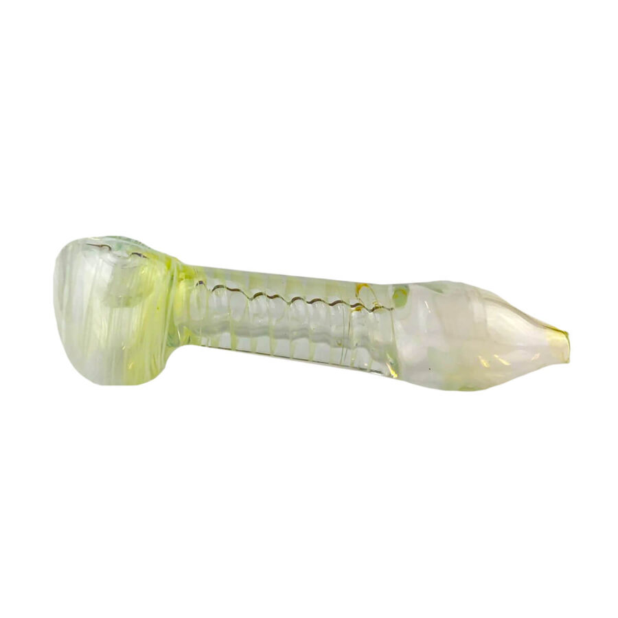 Wedding Cake White Glass Pipe