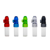 Plastic Snorters Pill Case Mixed Colors (24pcs/display)