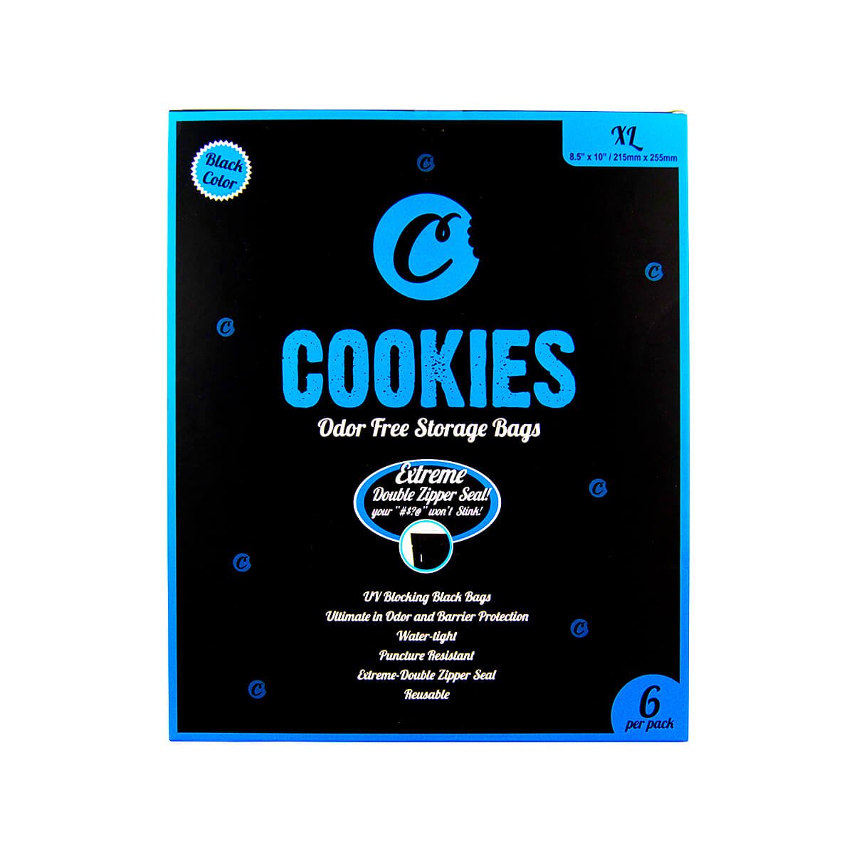Wholesale Cookies ziplock smell proof bag XL