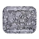 Skunk Brand Dollar Bills Metal Rolling Tray