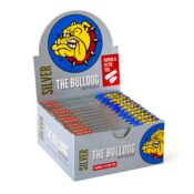 The Bulldog Original Silver King Size Slim Rolling Papers + Tips (24pcs/display)