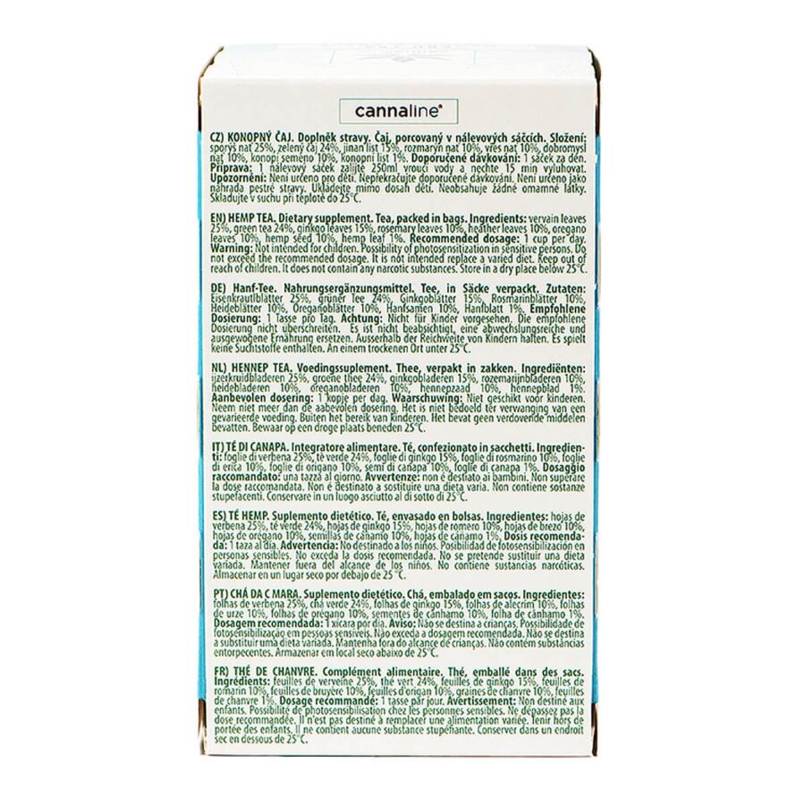 Cannaline CBD Hemp Tea Memory and Focus 30g (10packs/lot)