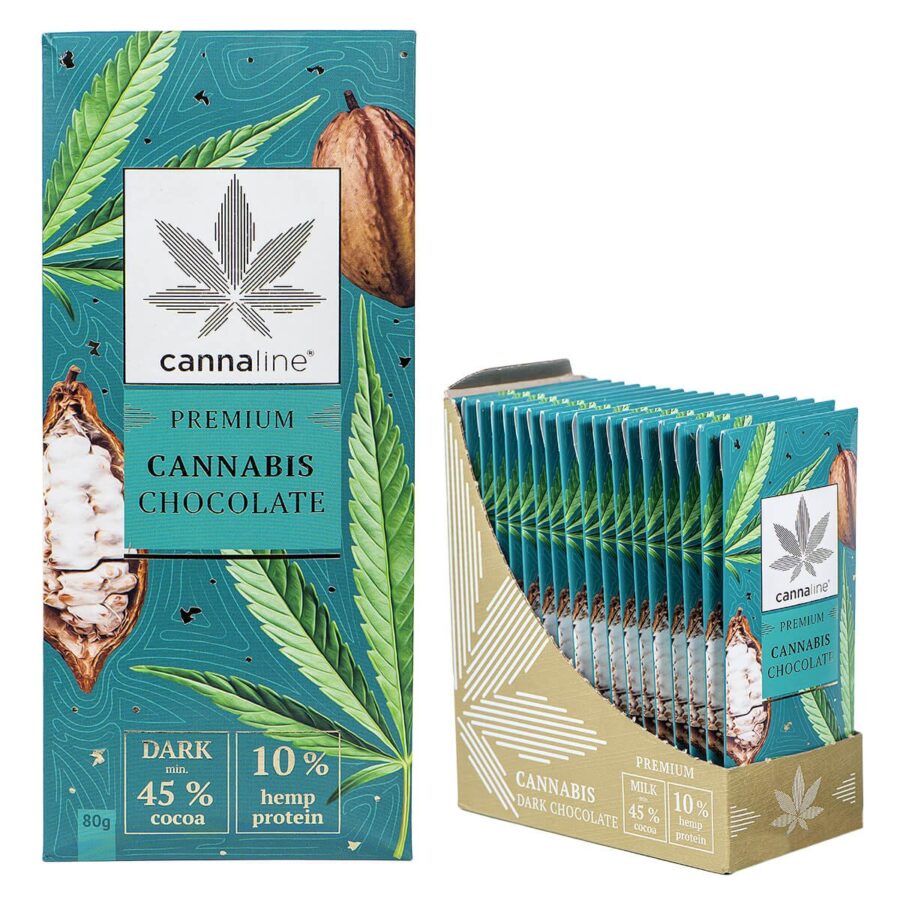 Cannaline Cannabis Dark Chocolate (20x80g)