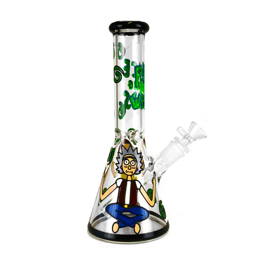 Cartoon Boy Handcrafted Glass Bong 25cm
