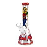 Cartoon Girl Handcrafted Glass Bong 25cm