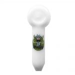 White Glass Pipe 12cm Cartoons 5