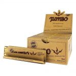 Jumbo Unbleached Rolling Papers with Pre-Rolled Tips (24pcs/display)