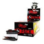 Monkey King 11/4 Pack Small White Rolling Papers + Tips (24pcs/display)