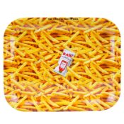 RAW French Fries Large Metal Rolling Tray