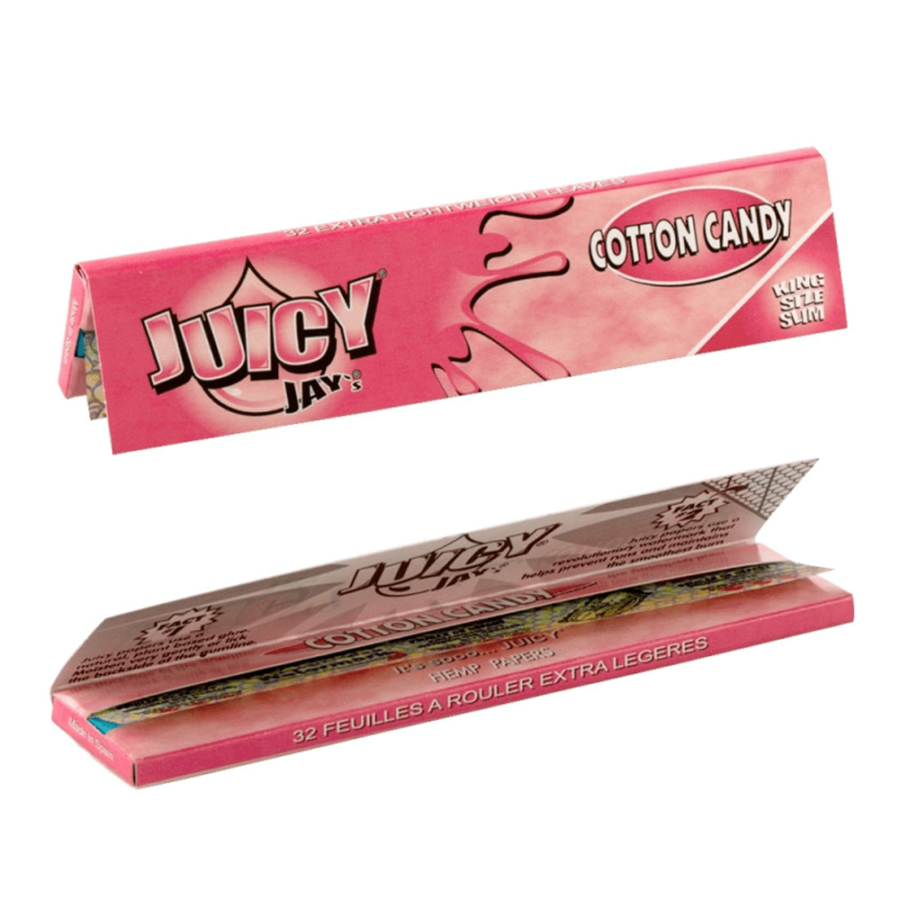 Juicy Jay Kingsize Cotton Candy rolling papers (24pcs/display)