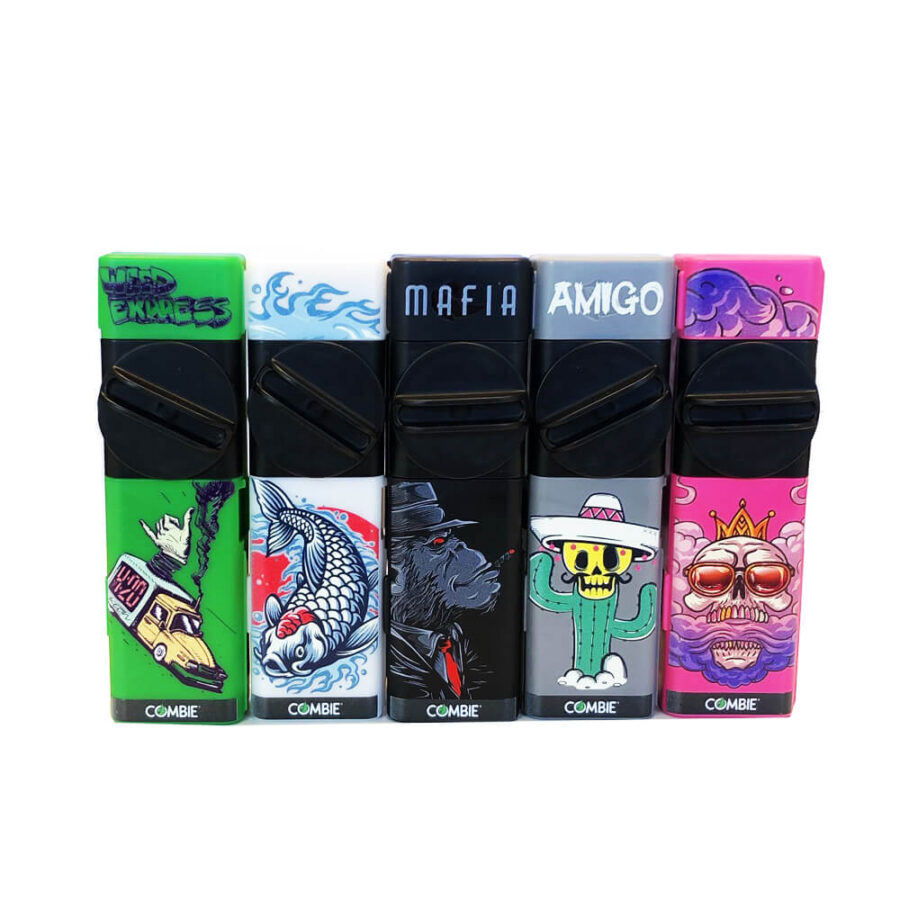 Combie All-In-One Pocket Grinder Graffiti (10pcs/display)