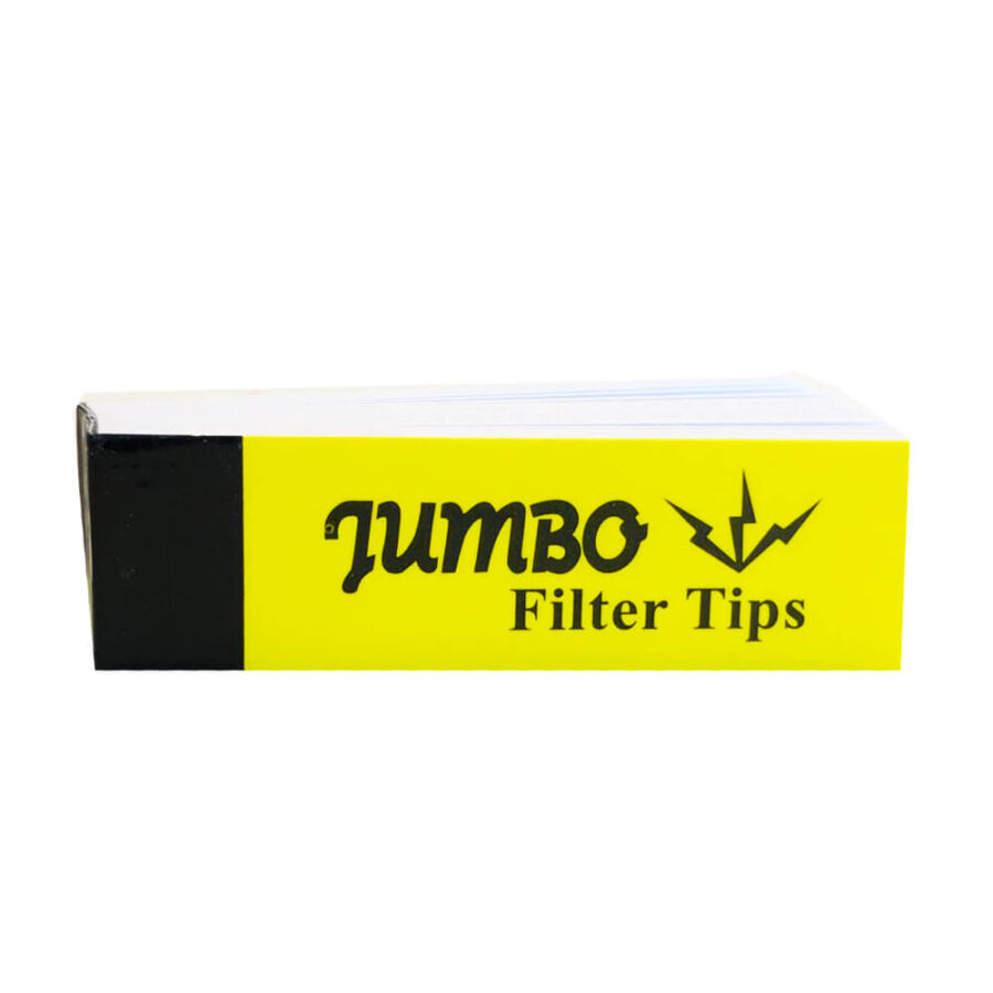 Jumbo Bleached Filter Tips Mellow Yellow (100pcs/display)