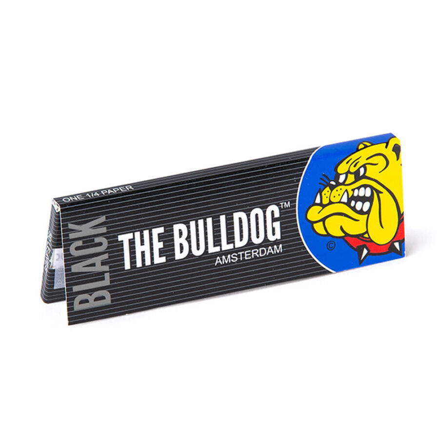 The Bulldog Black Small Rolling Papers 1/4 (25pcs/display)