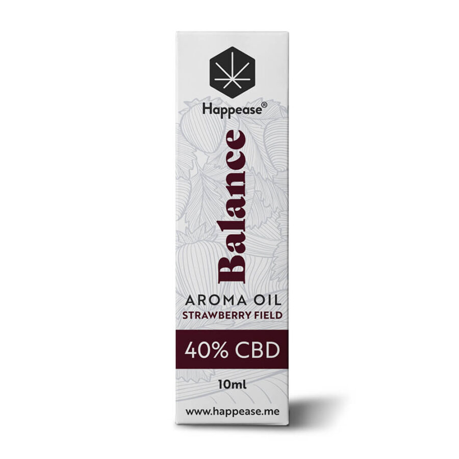 Happease® Balance 40% CBD Oil Strawberry Field (10ml) - Exp 05/24