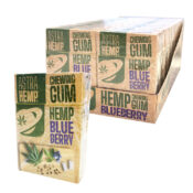 Cannabis Blueberry Hemp Chewing Gums (20packs/display)