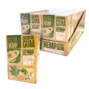 Cannabis Peppermint Hemp Chewing Gums (20packs/display)