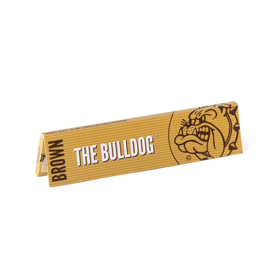 The Bulldog Brown King Size Rolling Papers (50pcs/display)