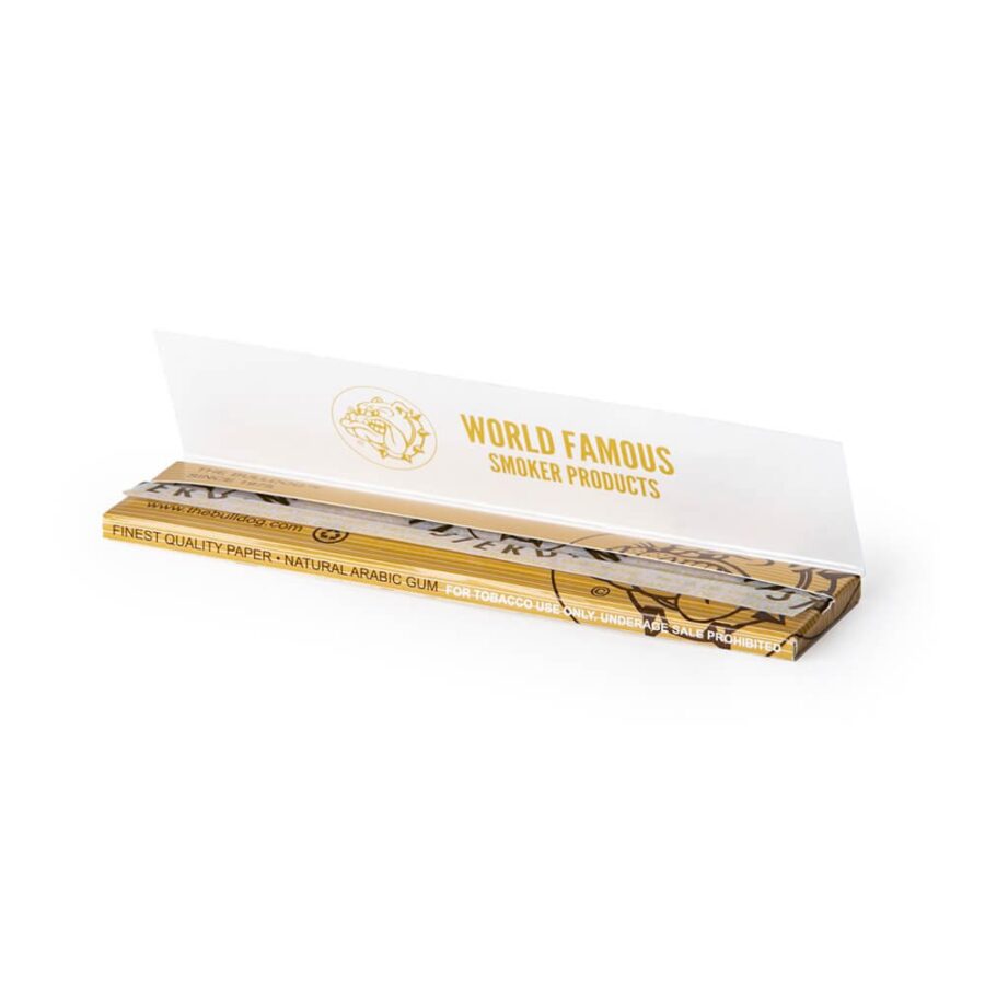 The Bulldog Brown King Size Rolling Papers (50pcs/display)