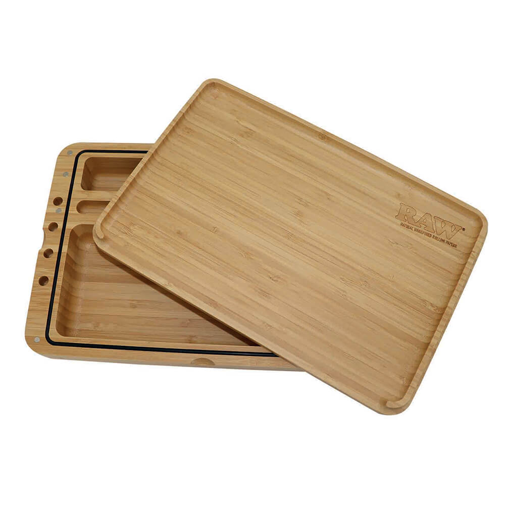 Wholesale RAW Spirit Box Wooden Magnetic Rolling Tray