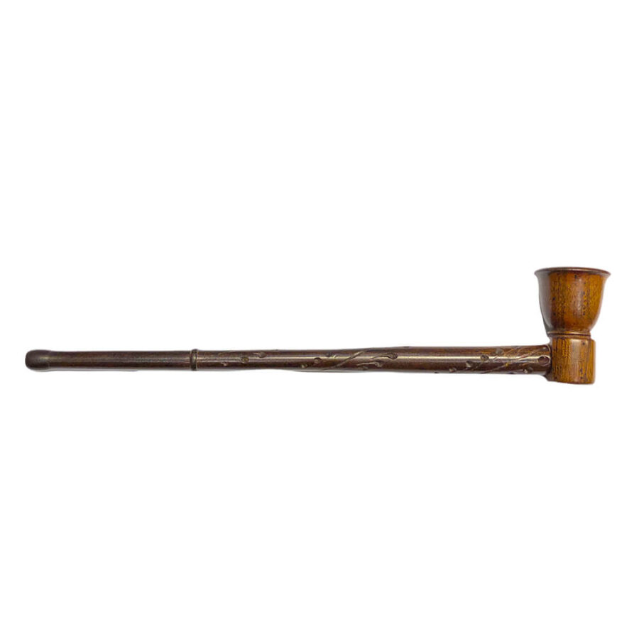 Handcrafted Wood Maestro Brown Smoking Pipe 23cm