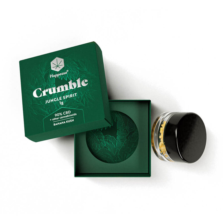 Happease Extracts Jungle Spirit Crumble 90% CBD + Other Cannabinoids (1g)
