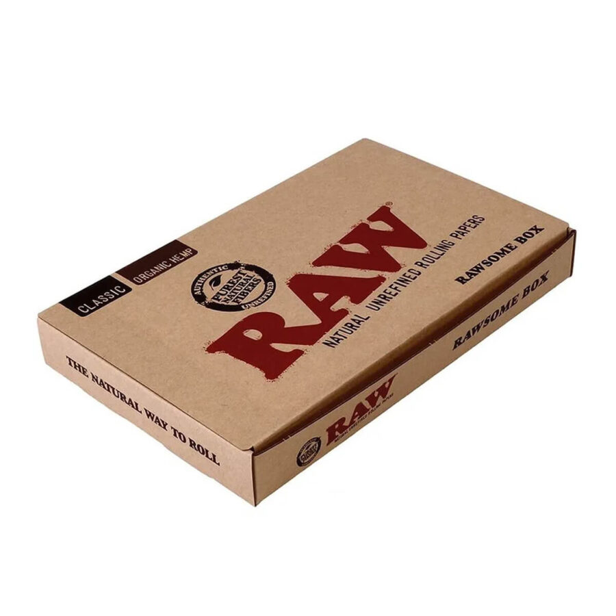 AWESOME Smoking Kit in case has RAW Rolling Machine & 3 sizes RAW & OCB  Papers