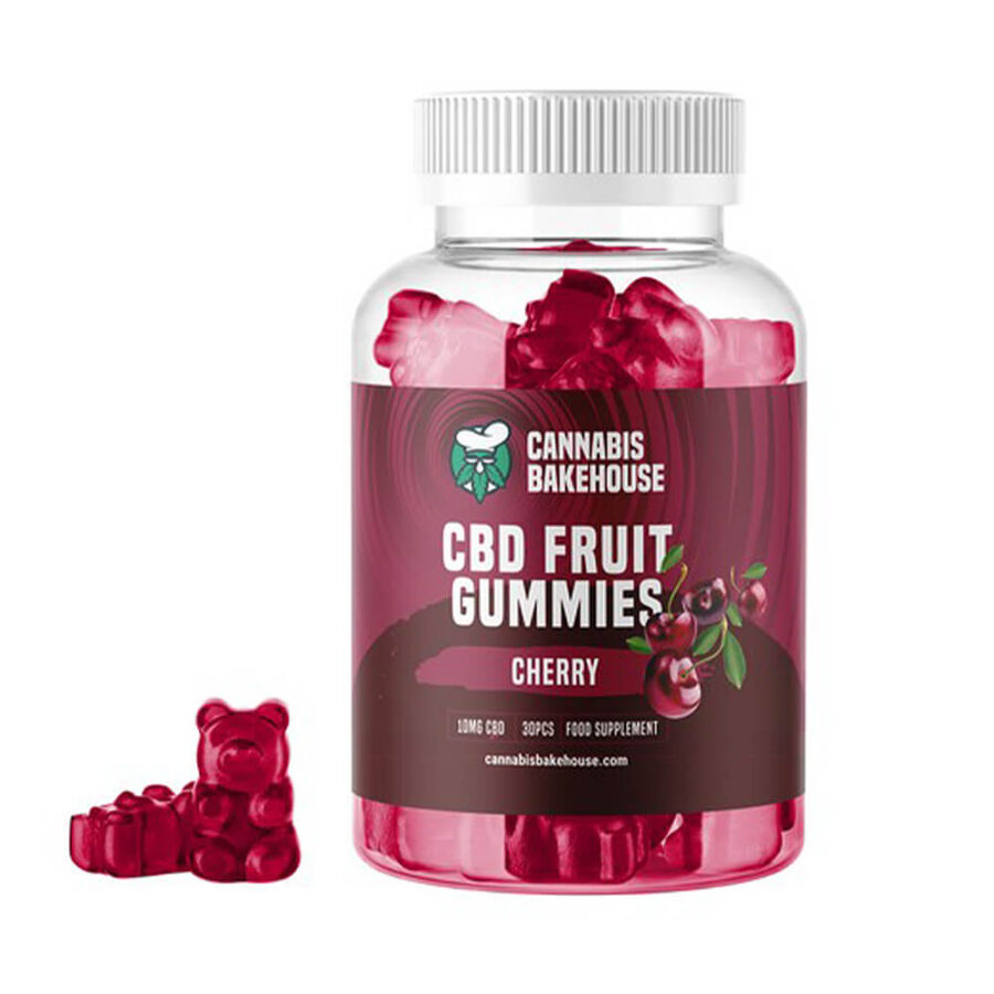 Cannabis Bakehouse 10mg CBD Fruit Gummies Cherry (60g)