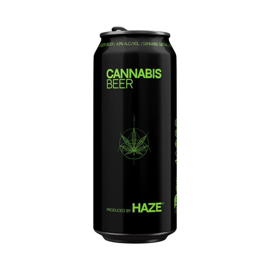 Cannabis Haze Lager Beer 4.9% Alc. 500ml (24cans/masterbox)