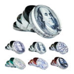 Metal Grinder US President Dollar Bill 4 Parts - 50mm (6pcs/display)