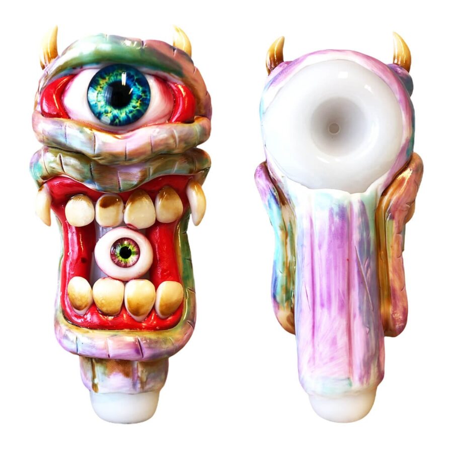 Creepy Oculist Glass Pipe Monster Edition 14cm