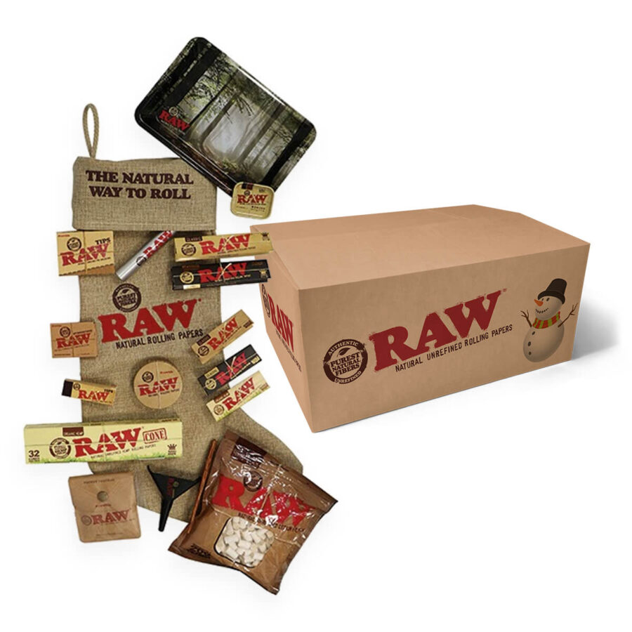 RAW Santa Sock Box Christmas Limited Edition 15pcs