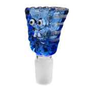 Sponge Blue Glass Bong Bowl 18mm