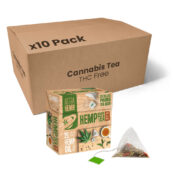 Astra Hemp Cannabis Black Pyramid Tea 25mg Hemp Oil (10packs/display)